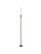 Corten Aluminium LED 4Watt 220-240Volt 195Lm 3000K IP65 D:10 W:2.5 H:100 cm (+20.3 cm spike)