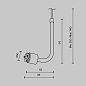 CA024PL-P-B Maytoni Accessories for system Shelf Комплектующие для систем освещения с токоведущими элементами Черный — фото 4