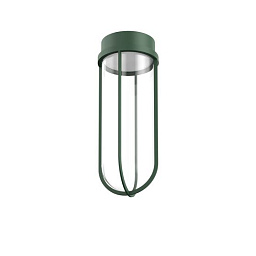Flos In Vitro потолочный светильник цилиндрической формы зелёного цвета