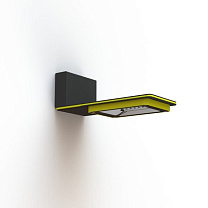 Hector N° 1; Toughened clear glass Built-in LED 3000°K warm white SYM 26W; Sulfur yellow