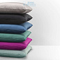 111950 Pillow Roche turquoise velvet 60 x 60 cm  Eichholtz