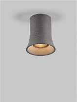 Ceiling Light Black Concrete GU10 IP20 D:9.4 H:11cm