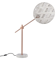 Table Lamp CHANPEN M Ø36 diamant Copper/White