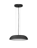 Triac Dimmable Sandy Black Steel, Aluminium & Acrylic LED 25Watt 220-240Volt 1765Lm IP20 3000K D:45 H:125 cm