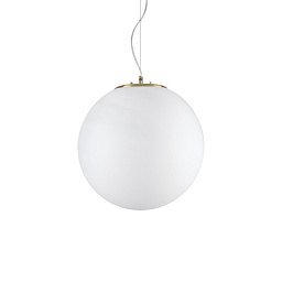 241364 Ideal lux Grape подвесной светильник с шаровым матовым плафоном белого цвета