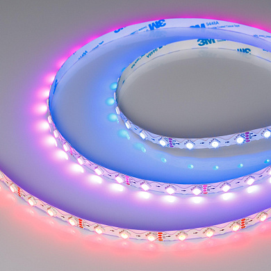 047382 Arlight Лента SPI-RZ-B60-8mm 12V RGB-PX1-BPT (9 W/m, IP20, 5060, 5m)
