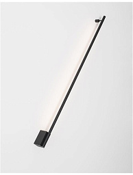 9081900 Nova Luce Gropius настенный светильник черный с источником света LED 15Вт 3000K