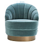 112037 Chair Hadley cameron deep turquoise Eichholtz
