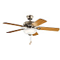 52" Sutter Place Select Fan Antique Pewter люстра-вентилятор 339501AP Kichler — фото 4