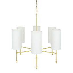 MLF267 Mullan Lighting Arizona подвесная шестиламповая люстра с цилиндрическими плафонами