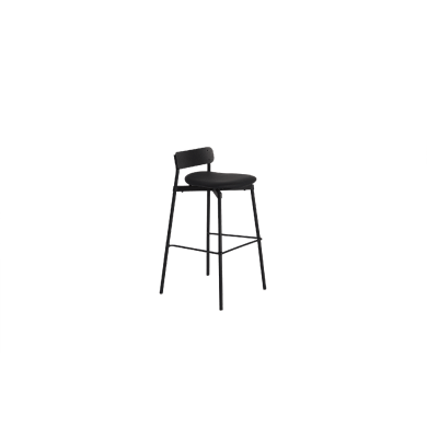 M0820205 FROMME Petite Friture Барный стул 75 см кожаный черный