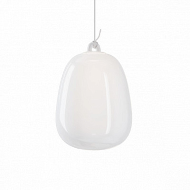 21813 1327 Lodes Oblò SP L LED подвес из выдувного стекла глянцевый белый