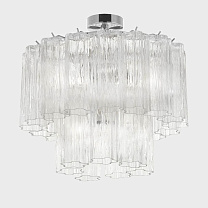 Crono Ceiling Lamp Прозрачный / 4 / Хром