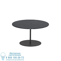 СТОЛИК BUTLER Ø75CM H40CM АНТРАЦИТОВЫЙ КЕРАМИЧЕСКИЙ NERO MARQUINA Royal Botania