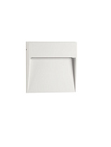 Sandy White Aluminium & Polycarbonate LED 5Watt 220-240Volt 307Lm IP54 3000K L:16 W:2.7 H:16 cm