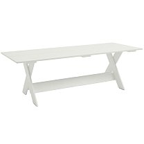 Crate Dining Table 230×89,5 см, массив сосны, лак на водной основе, белый