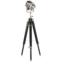 Montauk Search Light Floor Lamp эбеновое дерево и полированный никель