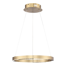 SL6238.323.01 ST-Luce Parilla подвесной кольцевой светильник с латунным корпусом и рассеивателем по окружности
