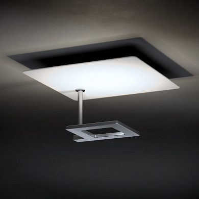 04603ASDHXXBB Elesi luce Like Q PL S LED малый квадратный потолочный светильник белый; алюминий