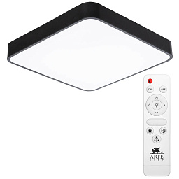 A2663PL-1BK Arte Lamp SCENA встраиваемый потолочный светильник квадратной формы черный
