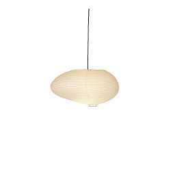 20165001 Vitra Akari Подвесная лампа с плоским овальным плафоном из рисовой бумаги