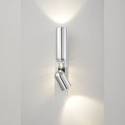 VENTO AP15W LED CHROME Crystal Lux VENTO настенное бра с поворотным цилиндрическим корпусом из хромированного металла