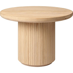 10055386 GUBI Moon журнальный столик цилиндрической формы из мыльного дуба