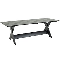 Crate Dining Table 230×89,5 см, массив сосны, лак на водной основе, черный