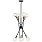 Armstrong 8 Light Chandelier Black люстра 43118BK Kichler — фото 1