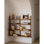 8049 Shelf Library Frama Стеллаж одинарный 114.8x40 дуб — фото 5