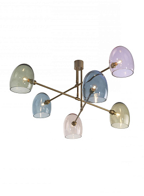 Andromeda Antique Brass (Glass Shades) люстра Heathfield