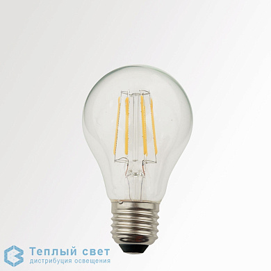 LED FILAMENT 60 E27 6W 2700K Светодиодные лампы с классическим цоколем Delta Light