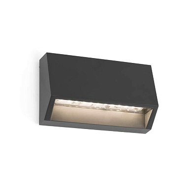 уличный светильник серый прямоугольный LED 2W