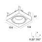 100081 9030 B-B Delta Light GRID Mini In Trimless 1 Мягкий утопленный светильник — фото 1