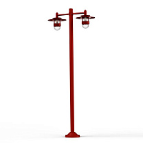 Kent N° 5; Clear glass E27 105W; Tomato red