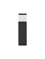 Dark Grey Aluminum & Clear Acrylic Diffuser LED E27 1x12 Watt 220-240 Volt Bulb Excluded IP65 L: 13 W: 13 H: 50 cm