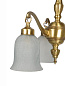 Classic Down Facing 3 Light Small Brass Chandelier люстра FOS Lighting L56-PLCrack-CH3