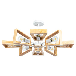 A8030PL-8WH Arte Lamp BRUSSELS люстра с восемью плафонами из стекла
