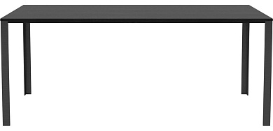 стол с металлическими ножками и деревянной столешницей