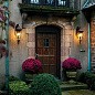 Настенный уличный светильник Venetian Rain Kichler KL-VENETIAN2-M шлифованная бронза — фото 1