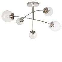 Prescott Medium Mobile Chandelier полированный никель с прозрачным стеклом