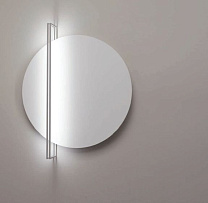 APPLIQUE DECENTRATO 25W 3000K POLVERE ARGENTO-BIANCO