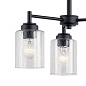 Winslow 3 Light Mini Chandelier Black люстра 44029BK Kichler — фото 3