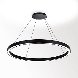 SUPER-OH! SLIM 120 CS SBL DOWN-UP 930 B Delta Light SUPER-OH черный подвесной кольцевой светильник