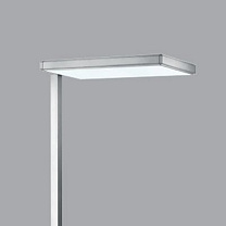 iPlan standard lamp - 682x350 mm H 1900 mm - LED neutral white with EasyAir sensor 61.4W 6789lm - 4000K - Dimmable