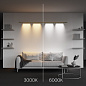 C101CL-L1000-24W3-6K-BS Maytoni Points Светильник 24W 1370лм Латунь — фото 4