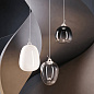 21811 1330 Lodes Oblò SP S LED дизайнерский подвесной светильник из стекла сатиновый белый — фото 2