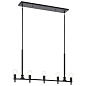 Torvee 42" 5 Light Linear Chandelier Black люстра 52425BK Kichler — фото 8