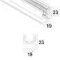 SOLI - PROFILE 2m B черный Delta Light ILP — фото 1