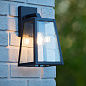 29829/01/30 Lucide Matslot уличный настенный светильник в форме фонаря с прозрачными стенками — фото 2